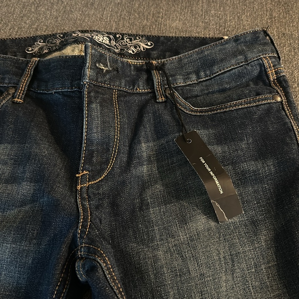 Dark Indigo Jean Low Rise Boot - Picture 2 of 2